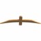 Ekena Millwork Bellingham Timber Gable Bracket, Western Red Cedar, 48"W x 12"H x 1 1/2"D x 3 1/2"F, 6/12 Pitch GBW048X12X0204BEL00SWR - alternate 2